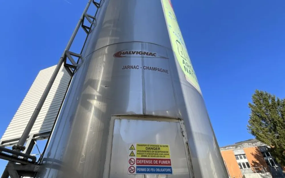 1997 Chalvignac Industries Chalvignac Industries 150 Ton Stainless Steel Sugar Crystal Silo - Silo 3