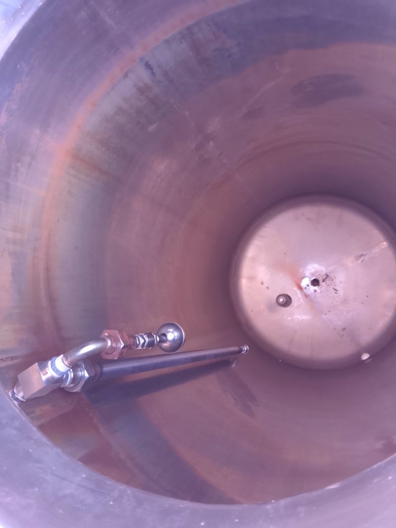 SERBATOIO IN ACCIAIO INOX 500 LT