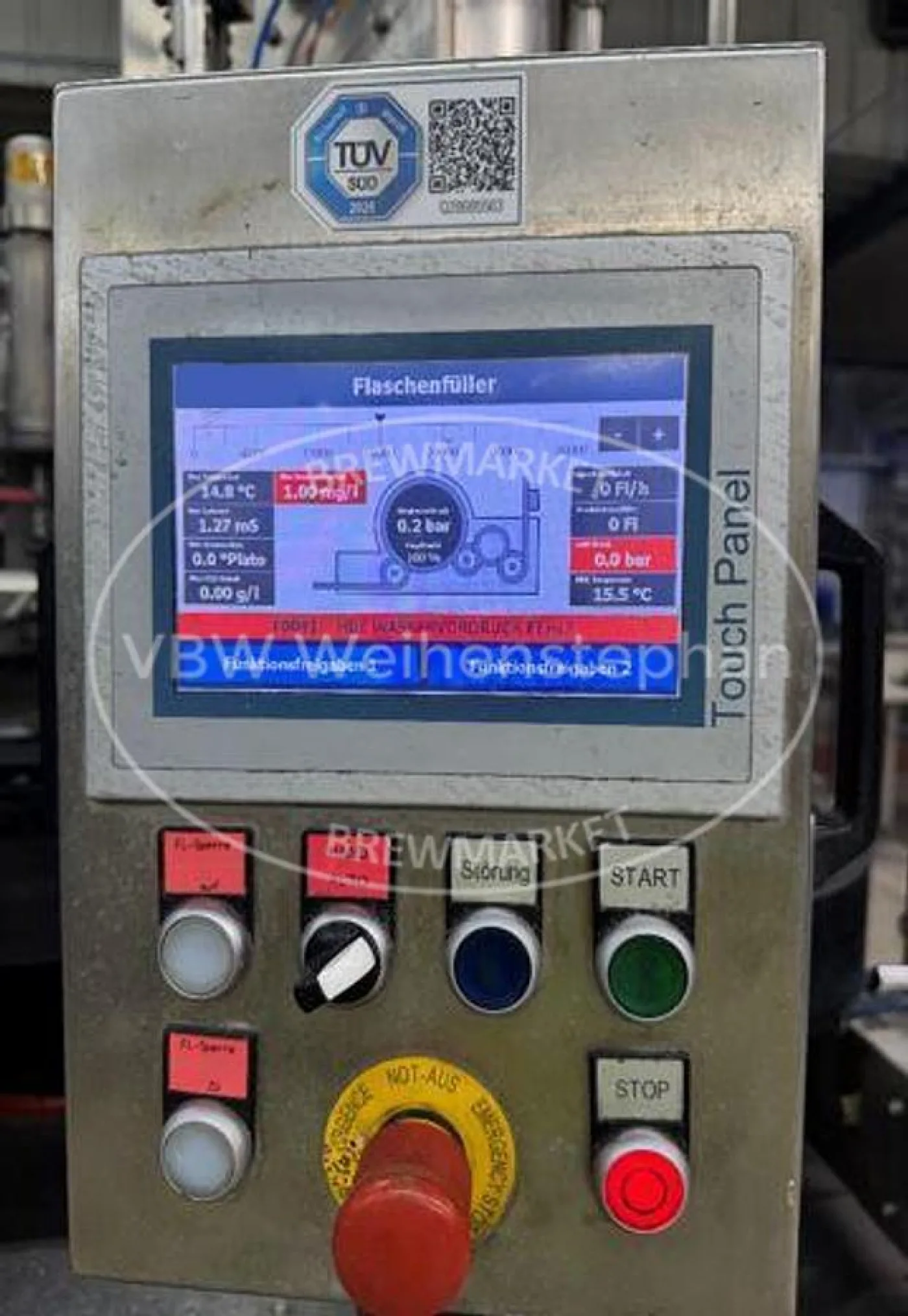 Glass bottle filler and capper - 5