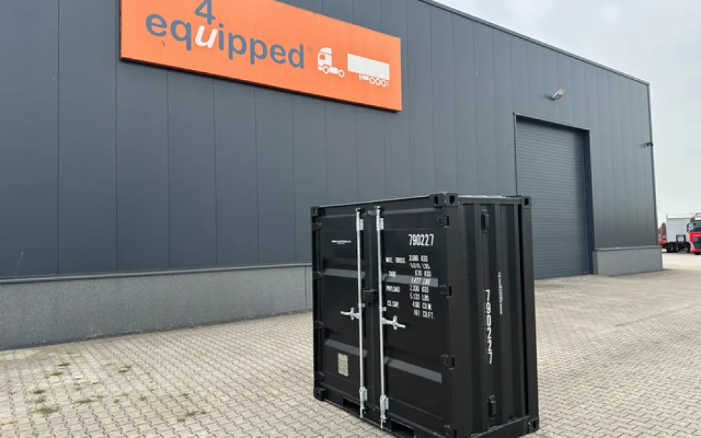 NEW 4FT DV container / RAL 9005 (black) / 3x available