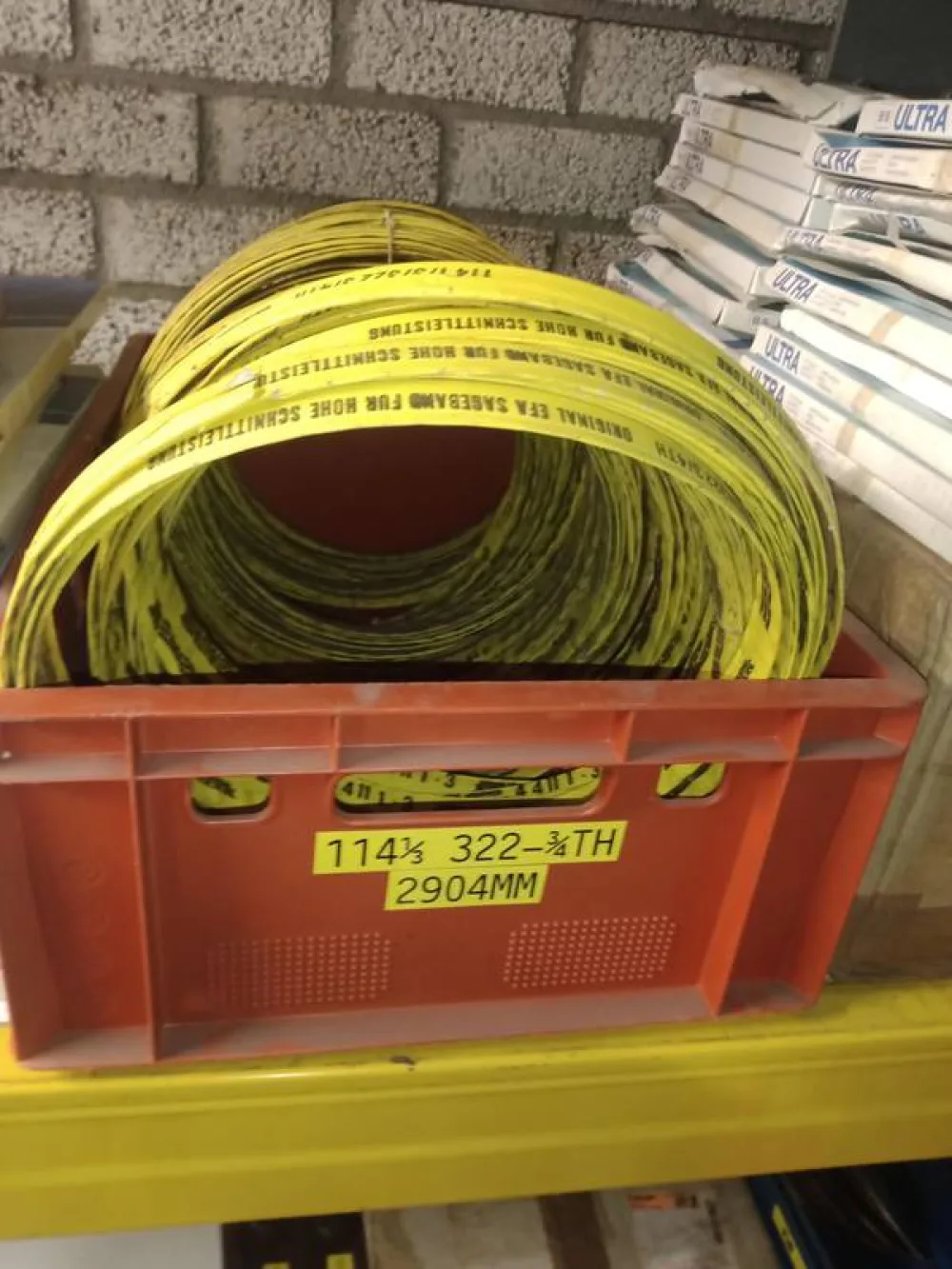 Band saw blades. Size 2904 mm/114inch