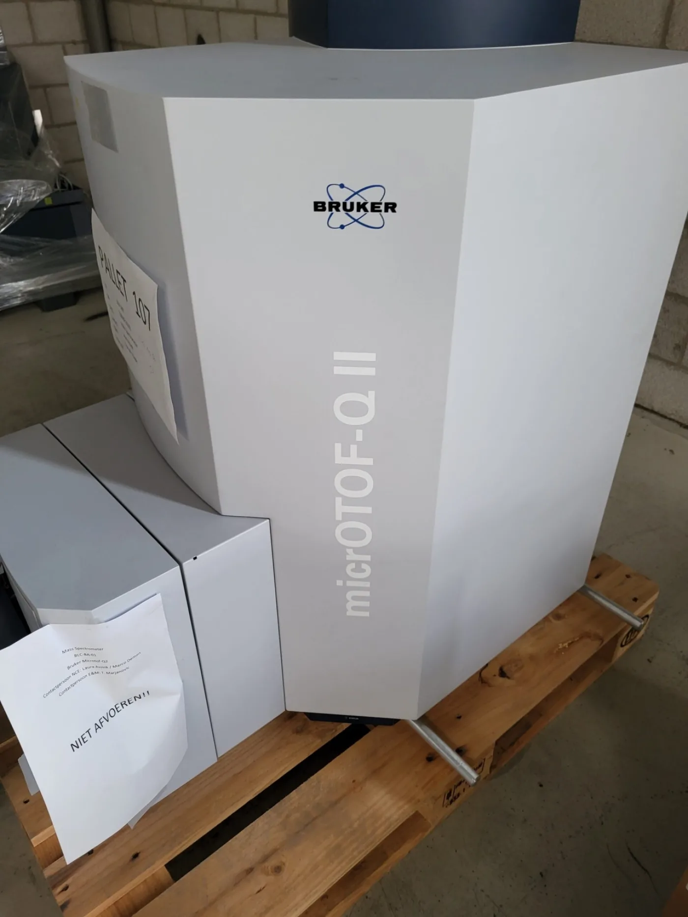 2485 – New arrival Bruker microTOF QII - 2