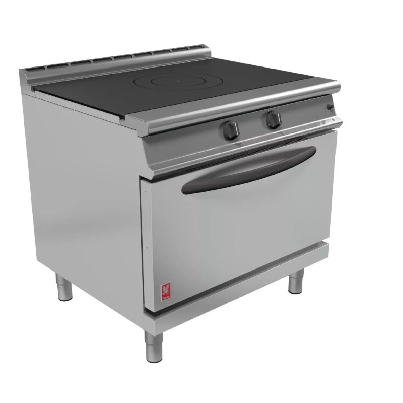 Falcon Dominator Plus Solid Top LPG Oven Range G3107D with Feet - islandcatering