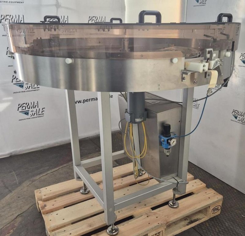 Seidenader Rundlaufförderer DT 1202 mit FlexLink X35