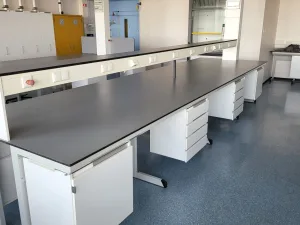 2050 – Used S+B island laboratory table (545 cm)
