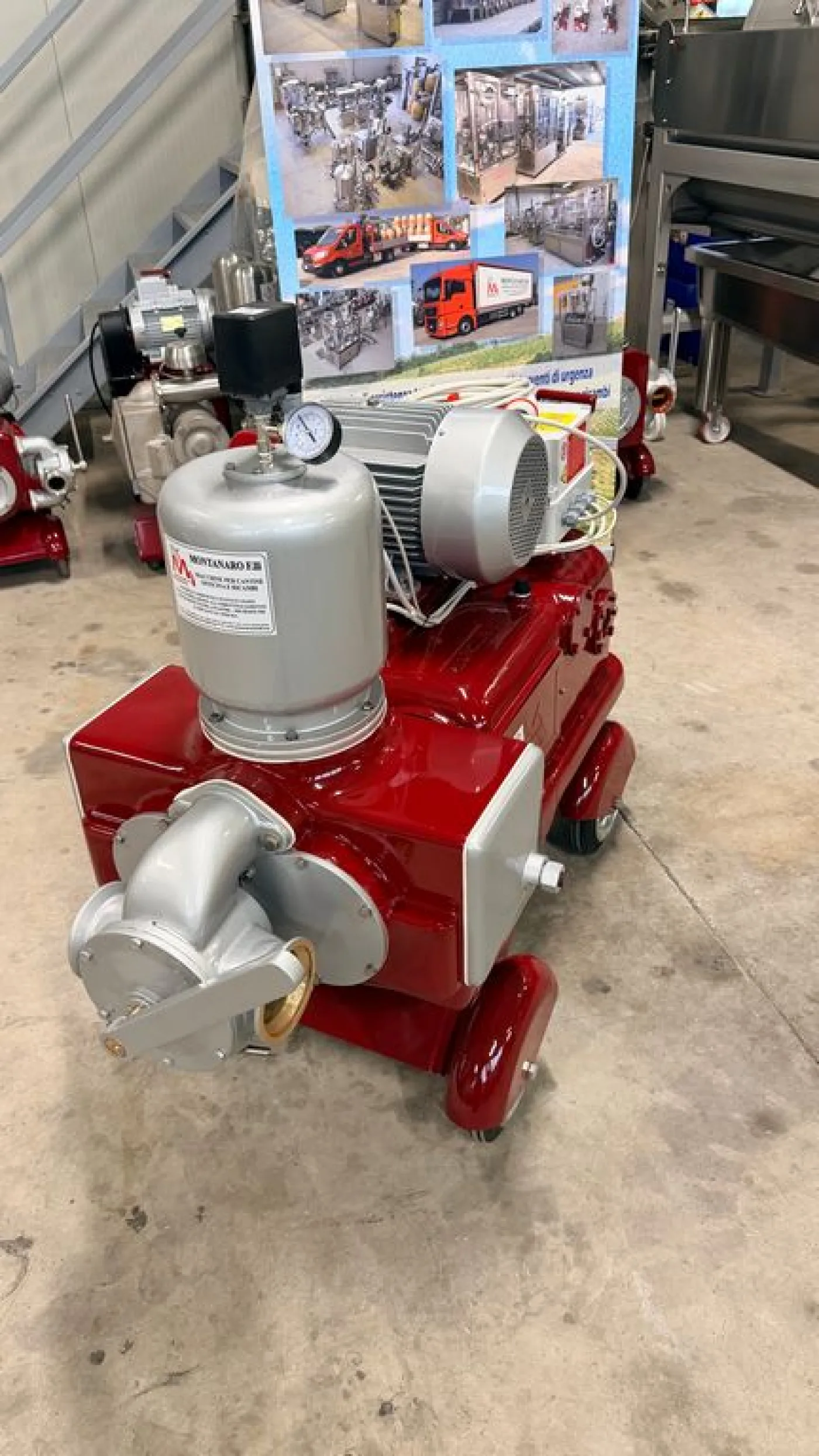 PISTON PUMP MANZINI MOD.600HL, TWIN-CYLINDER, BRONZE BODY PUMP, SECOND-HAND MACHINE - 8