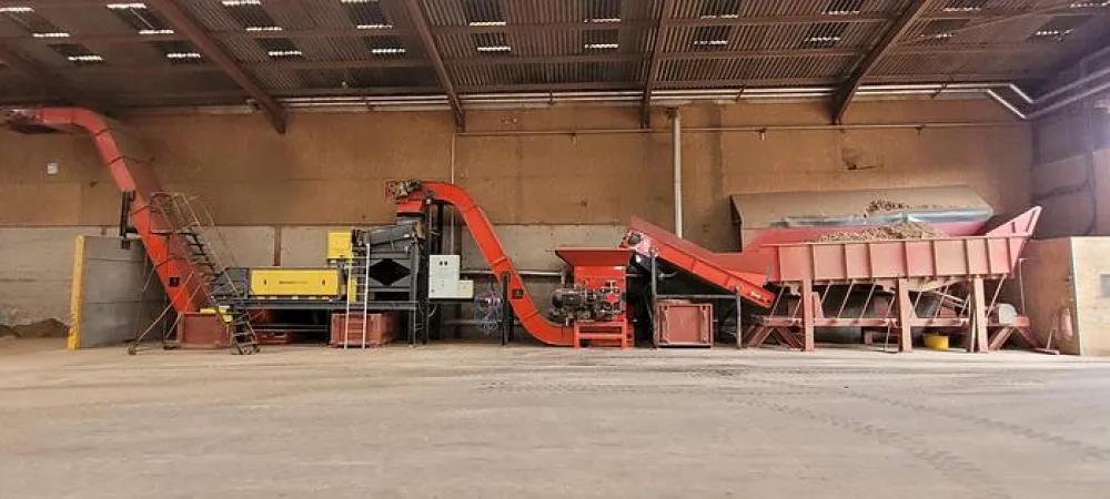 Wood Shredding and Recycling Processing Line