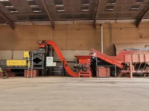 Wood Shredding and Recycling Processing Line