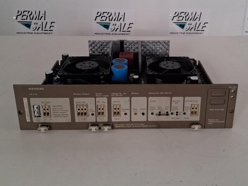Siemens SIMATIC S5 Modular Power Supply E89110-B1752