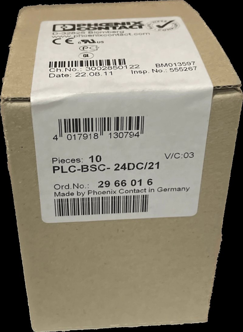 Phönix-Contact 2966016 Relaissockel - PLC-BSC- 24DC/21