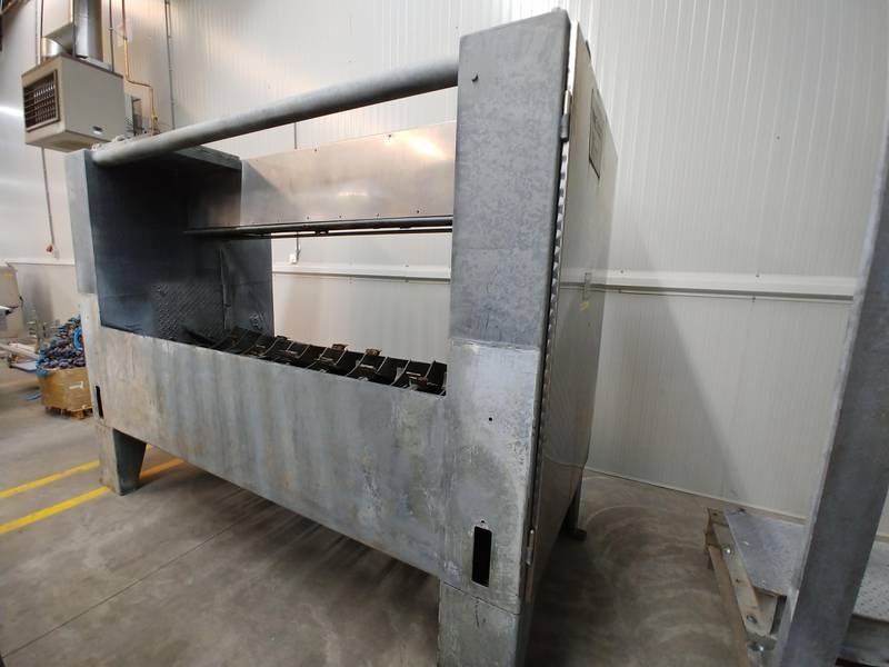 Twin-roll dehairing machine