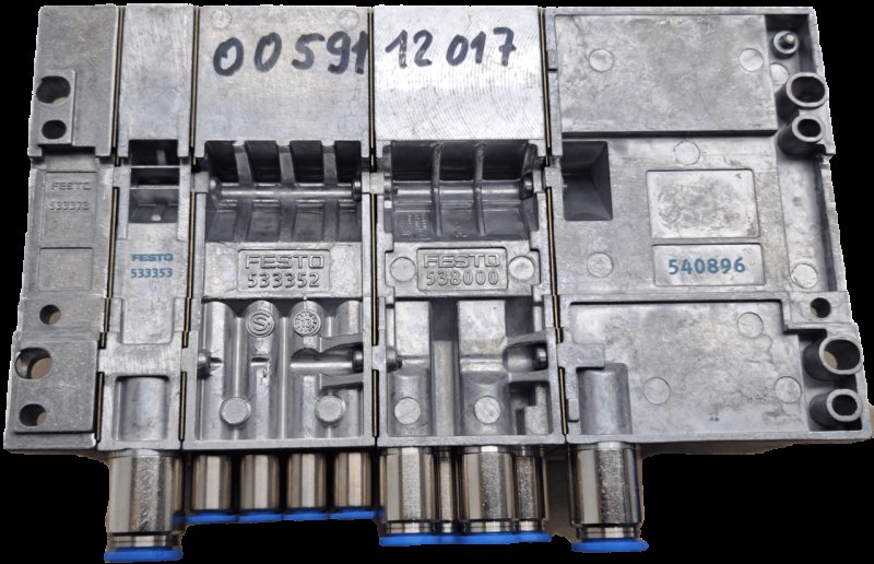 Festo Ventilinsel MPA-S mit Multipolanschluss / 32E-MPA / 32P-SGL-R-MBAU-JL3JL