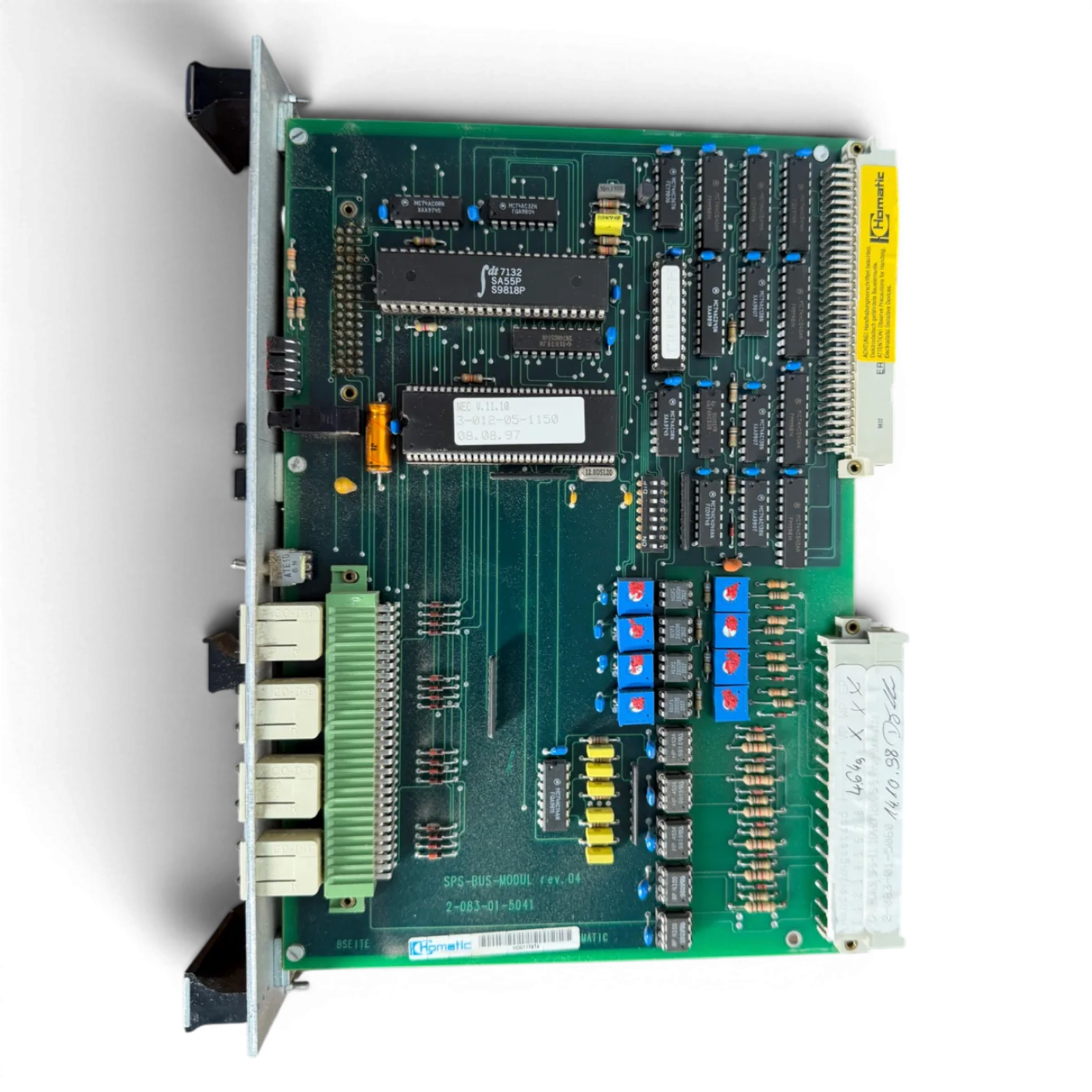 HOMAG Achskarte CPU HC020 SPS II 16 MHz 128K PR.WALZE Rev.3 Art.-Nr. 2-083-01-5060 - 3