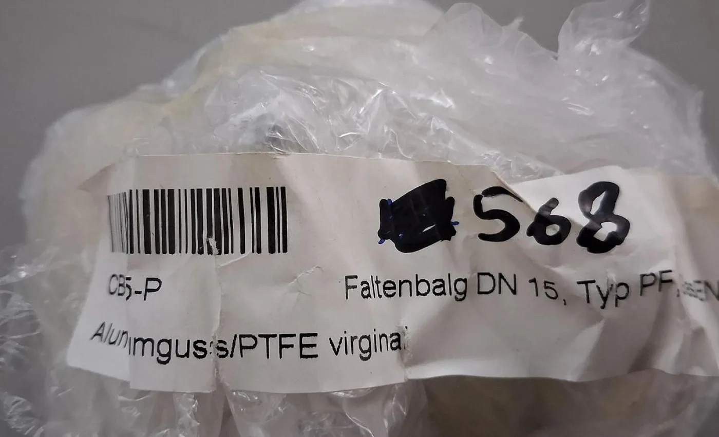 Normag Faltenbalg DN 15 Typ PF mit PTFE virgin-Innenlage - 4