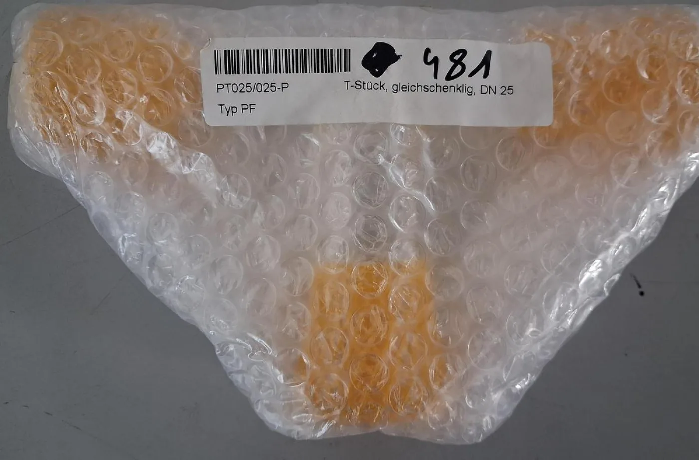 Normag T-Stück PT32/050-P Borosilikatglas 3.3 - 2