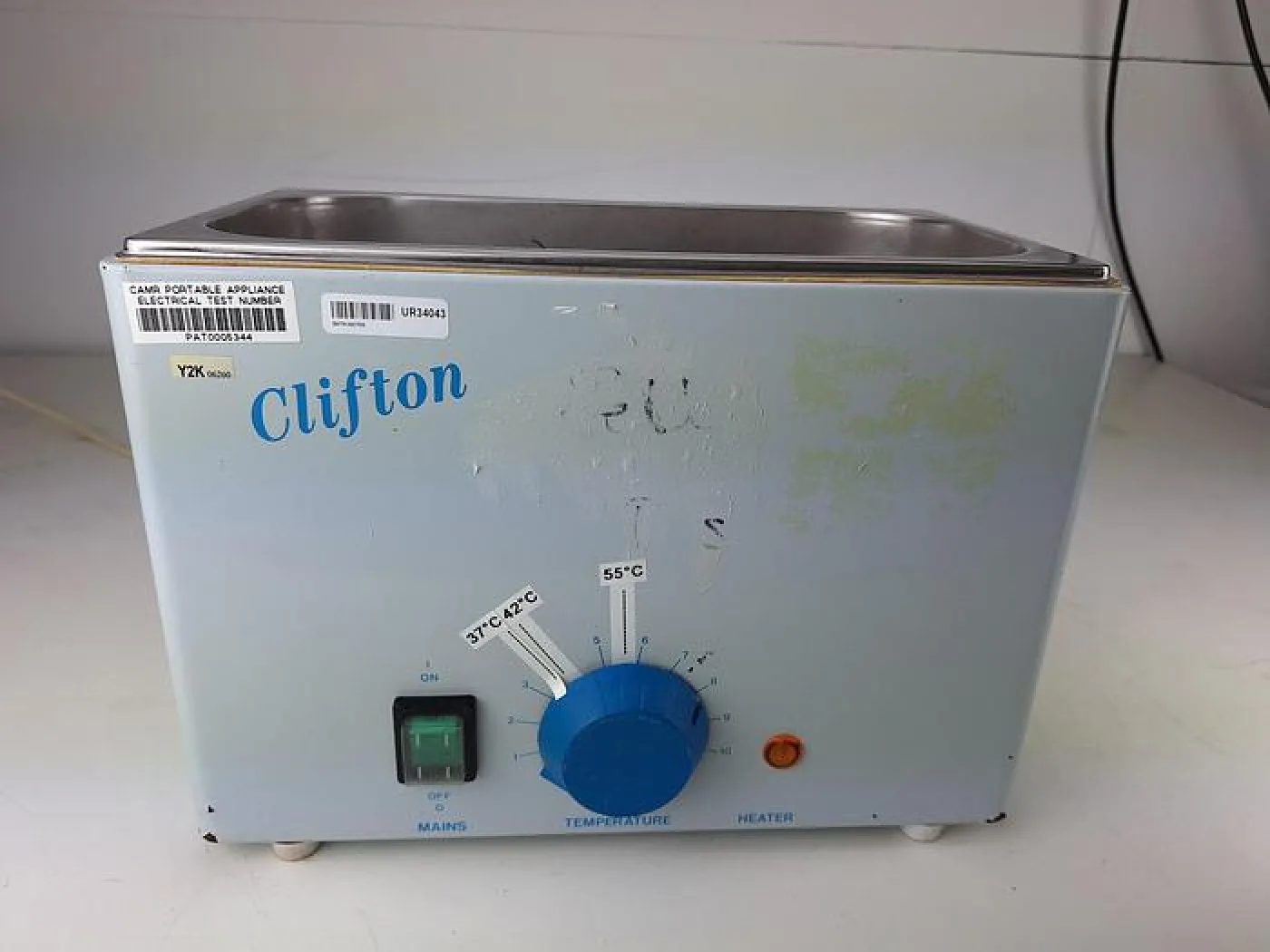 Nickel Electro Clifton Unstirred Thermostatic Bath - 1