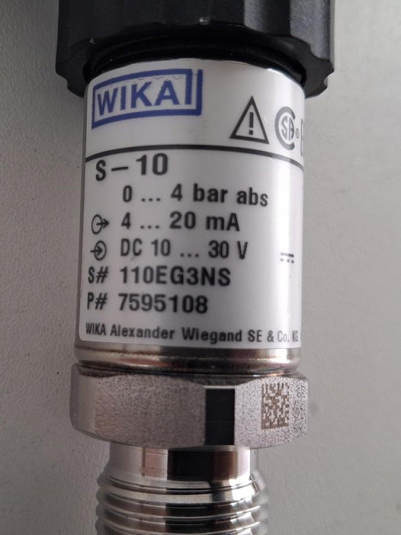 WIKA S-10 Drucktransmitter 110EG3NS