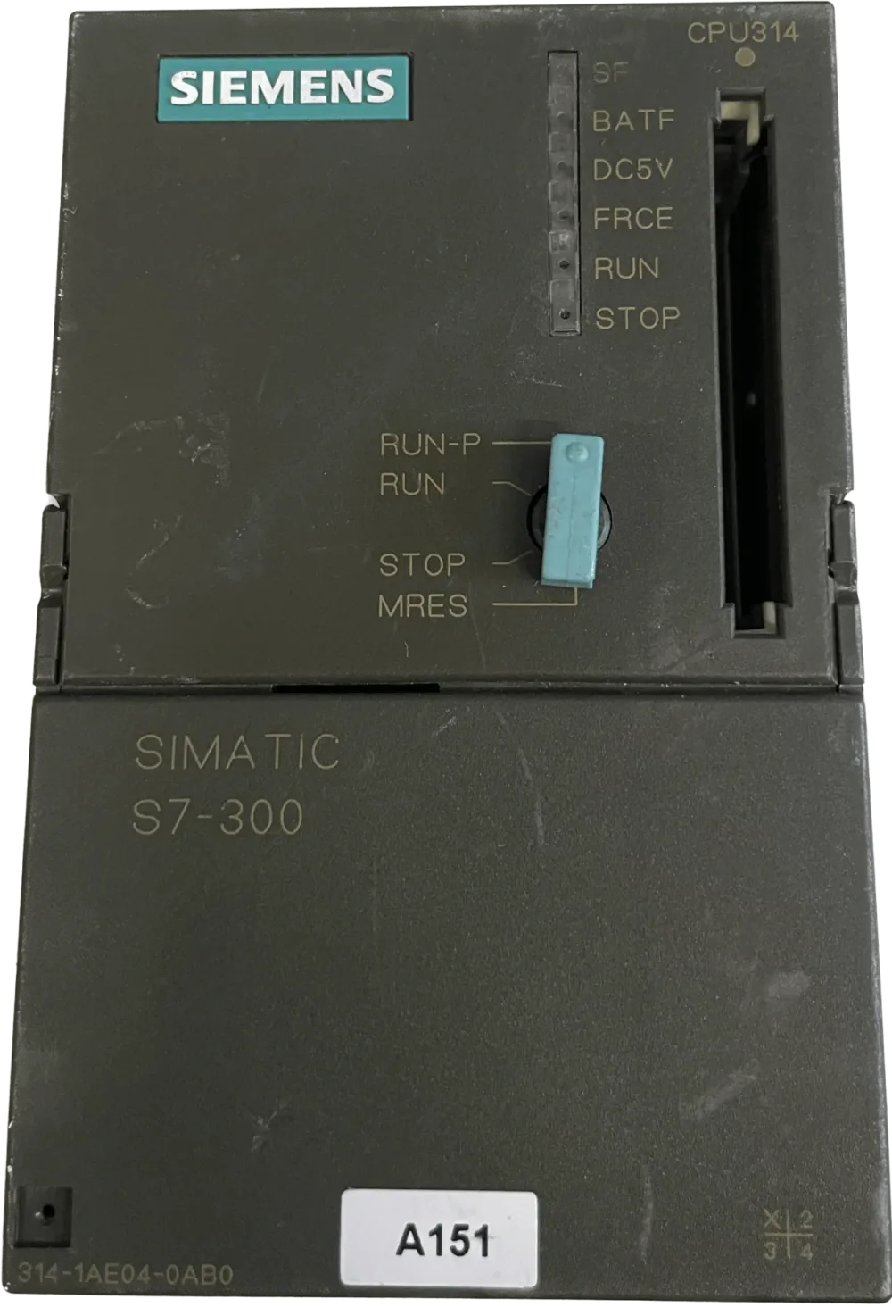 Siemens SIMATIC S7-300, CPU 314 Zentralbaugruppe 6ES7314-1AE04-0AB0