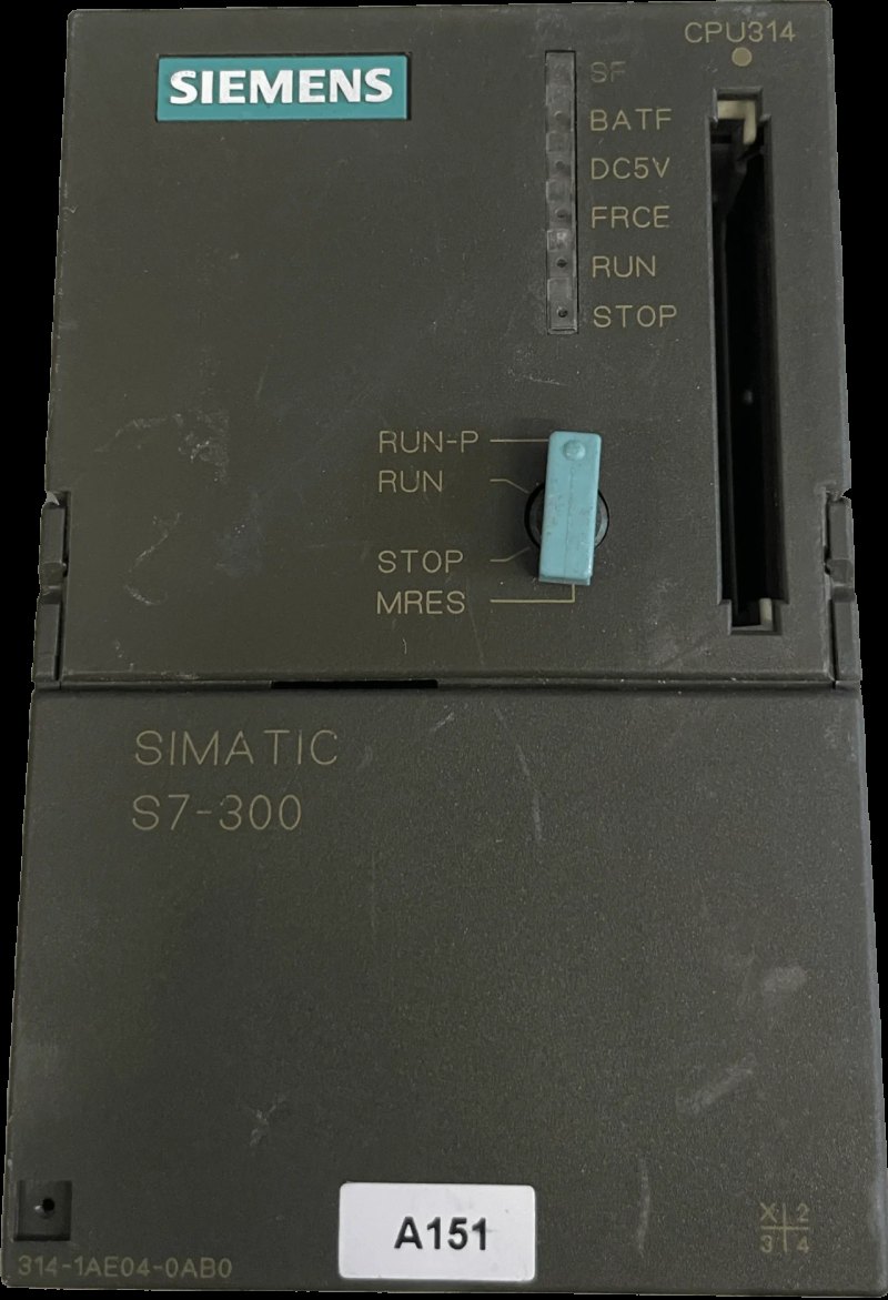 Siemens SIMATIC S7-300, CPU 314 Zentralbaugruppe 6ES7314-1AE04-0AB0