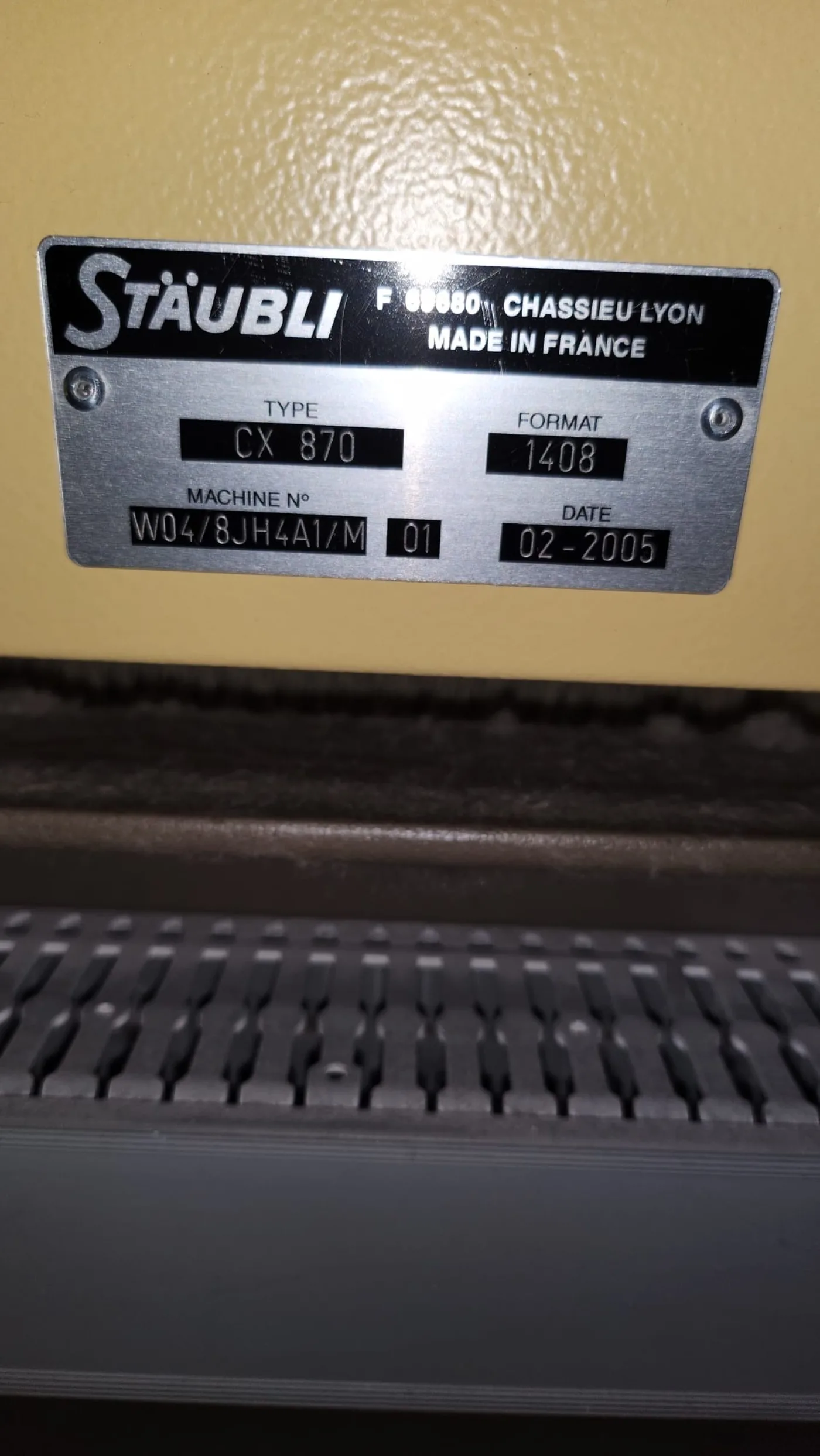 2x Staubli - jacquards, type CX870 - 3