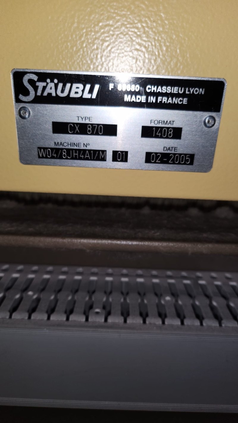 2x Staubli - jacquards, type CX870