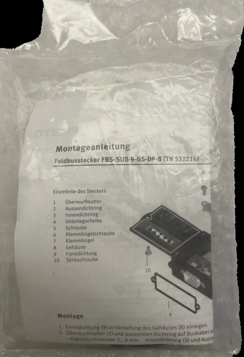 Festo Stecker / Feldbus-stecker FBS-SUB-9-GS-DP-B