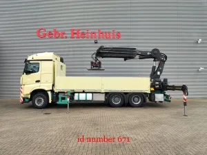 Mercedes-Benz Arocs 2645 6x4 Euro 6 Hiab XS 377 Hipro 7 x Hydr. Hiab Rotated Clamp!