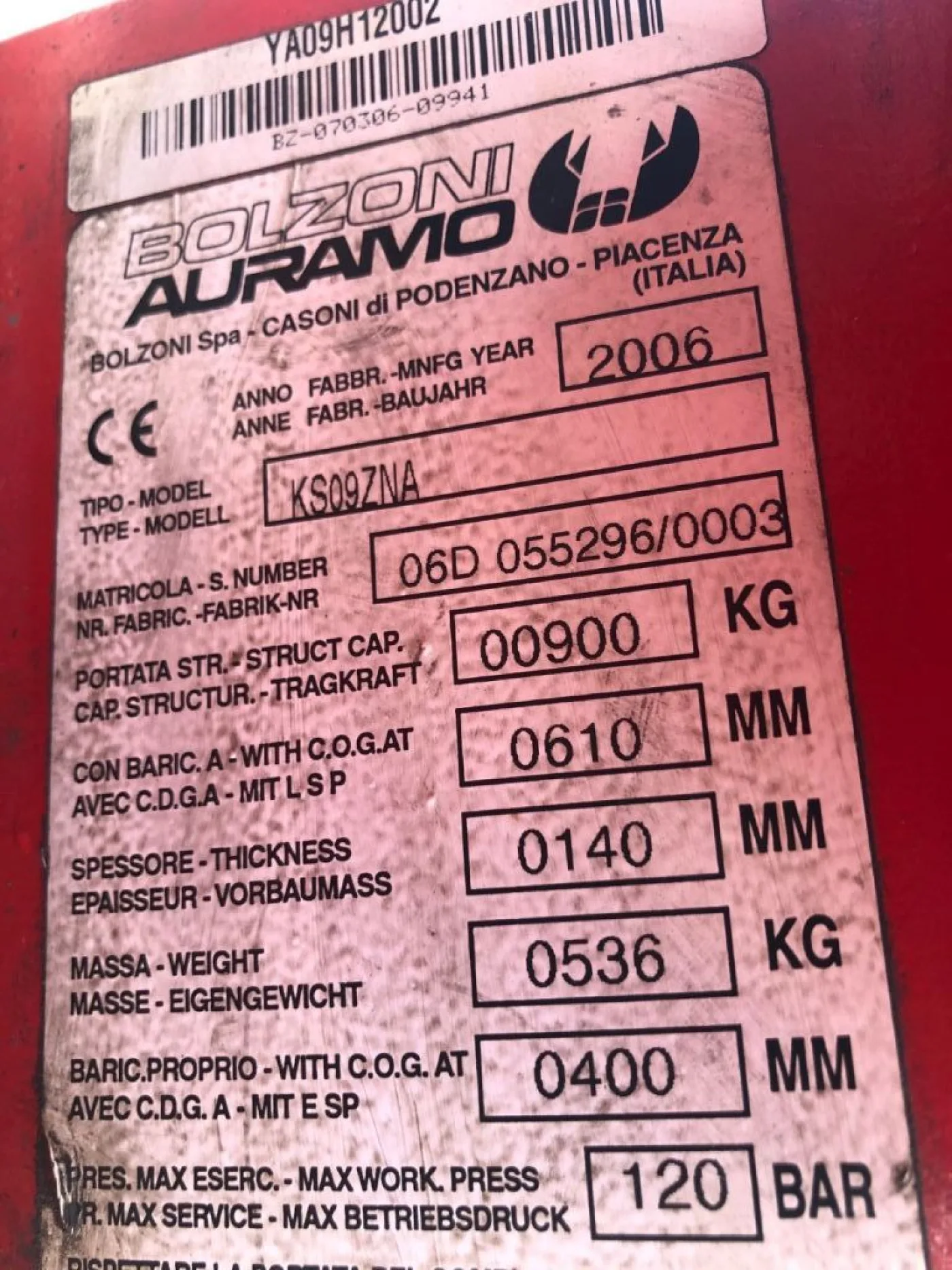 Auramo Carton clamp KS09ZNA - 5