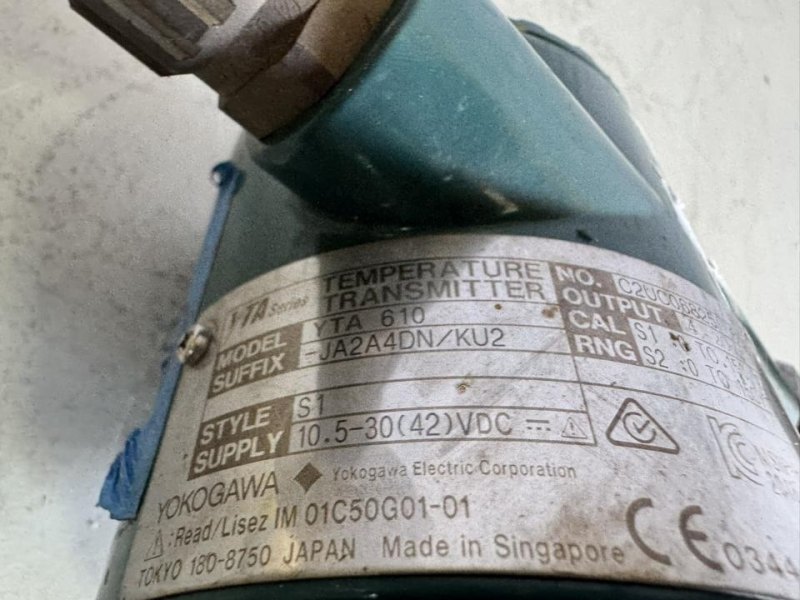 2018 Yokogawa Temperature transmitter