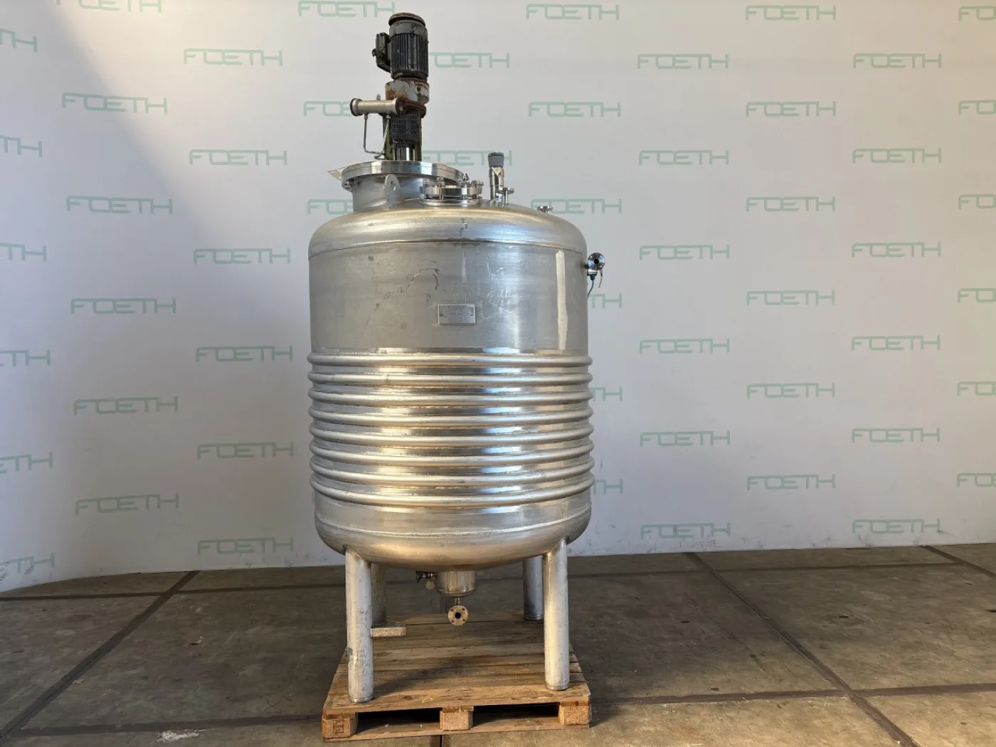 Ziemann 2500 Ltr - Stainless Steel Reactor - 8