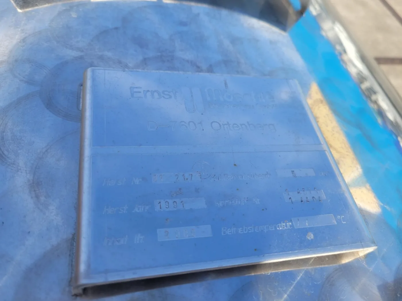 Moeschle 2000 Ltr. - Pressure vessel - 7