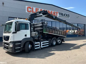 MAN TGS 26.360 Euro 6 Hiab 18 Tonmeter laadkraan Just 115.075 km!