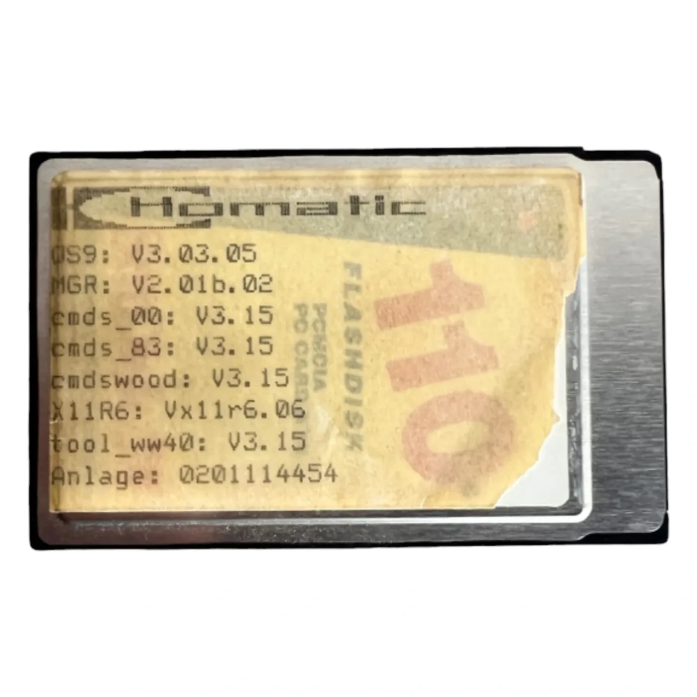 HOMAG HOMAG HOMATIC PC Card Nr. HO0057661 OS9 V3.03.05 Art.-Nr. 057661 - 1