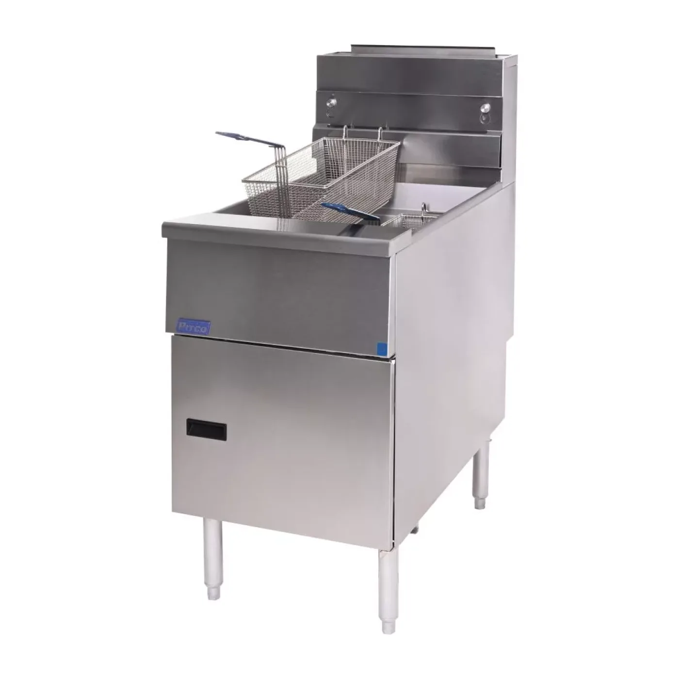 Pitco Twin Basket Single Tank Solstice Natural Gas Fryer SG18S - islandcatering - 6