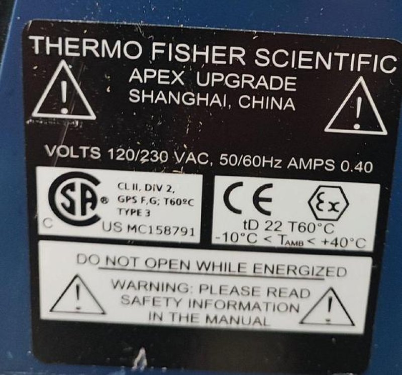 Thermo Fisher APEX Upgrade Pharmaceutical Metal Detector
