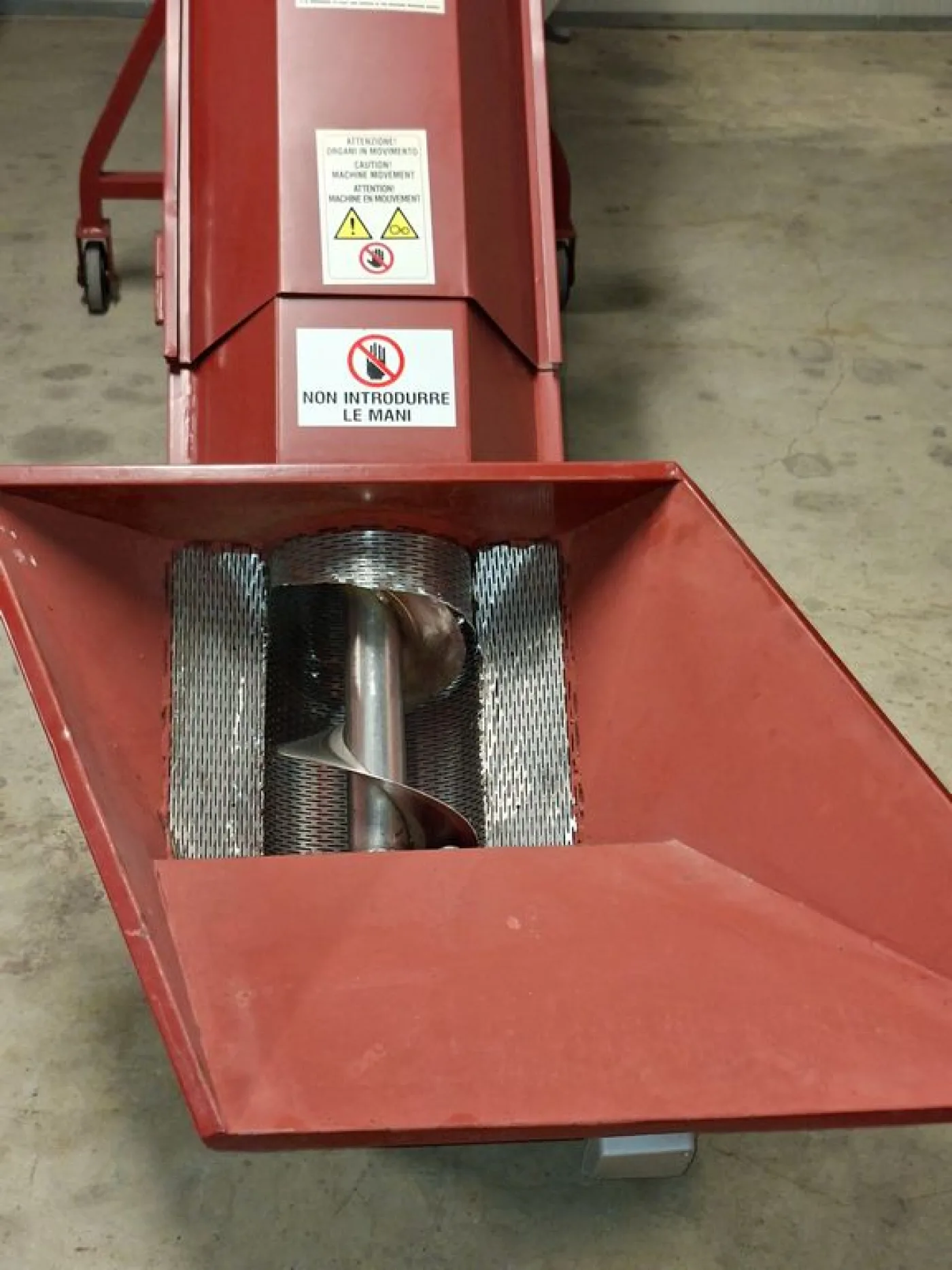 BELT ELEVATOR/ DRAWERS WITH GEAR MOTOR FOR ROTATION OF THE SCREW AND LOADING HOPPER, SECOND HAND EQUIPMENT - 2