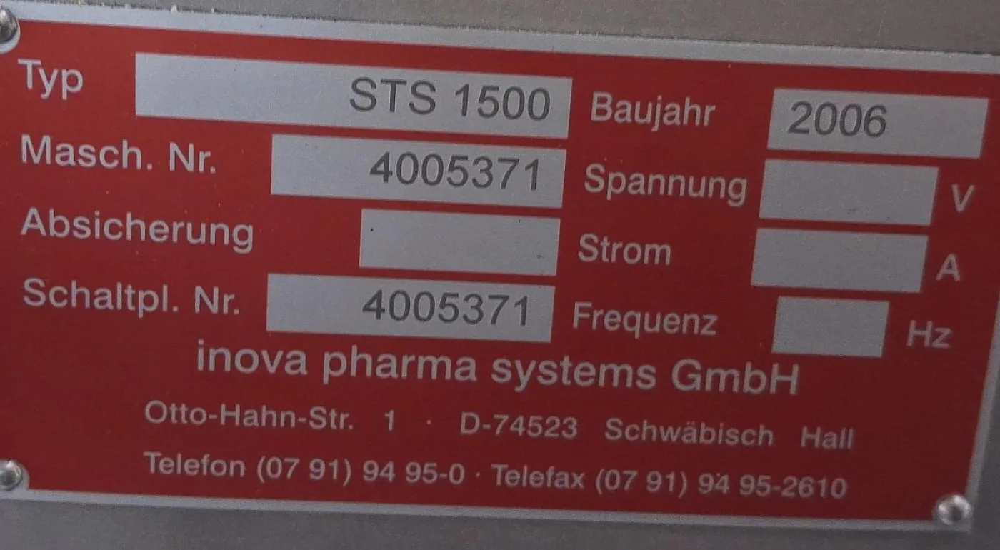 INOVA STS 1500 Zuführ- und Transportsystem - 5