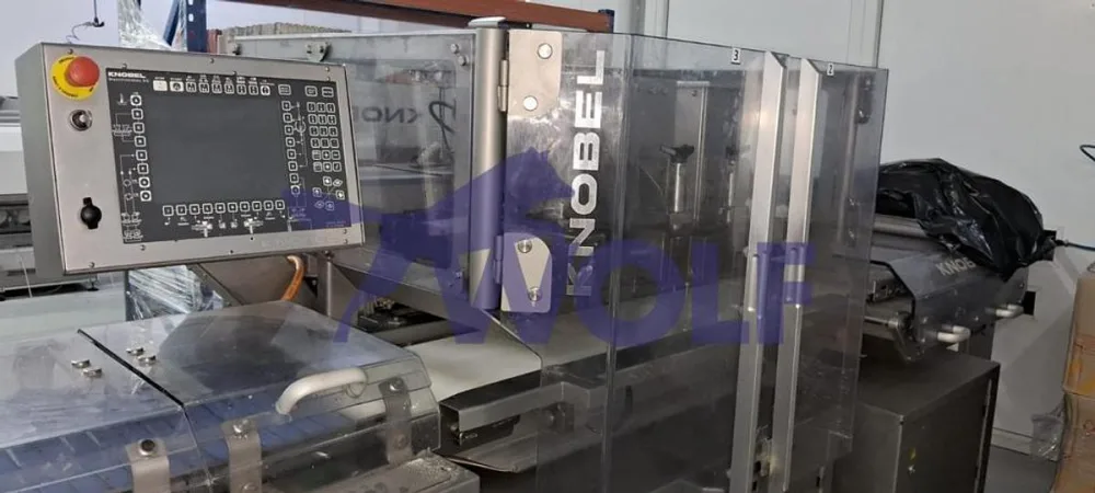 One-Shot Knobel Produktionsanlage - Kapazität 3 Formen / min bei Formen: 380 x 295 mm