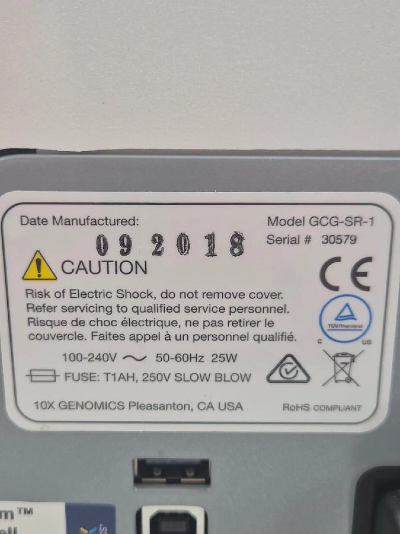 Genomix GCG-SR-1 10X Next Gen Single Cell Controllor - 5