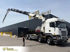 Scania R 520 V8 + PALFINGER 72002 6X + JIB 4X + WINCH + 8X4 + EURO 6 + REMOTE