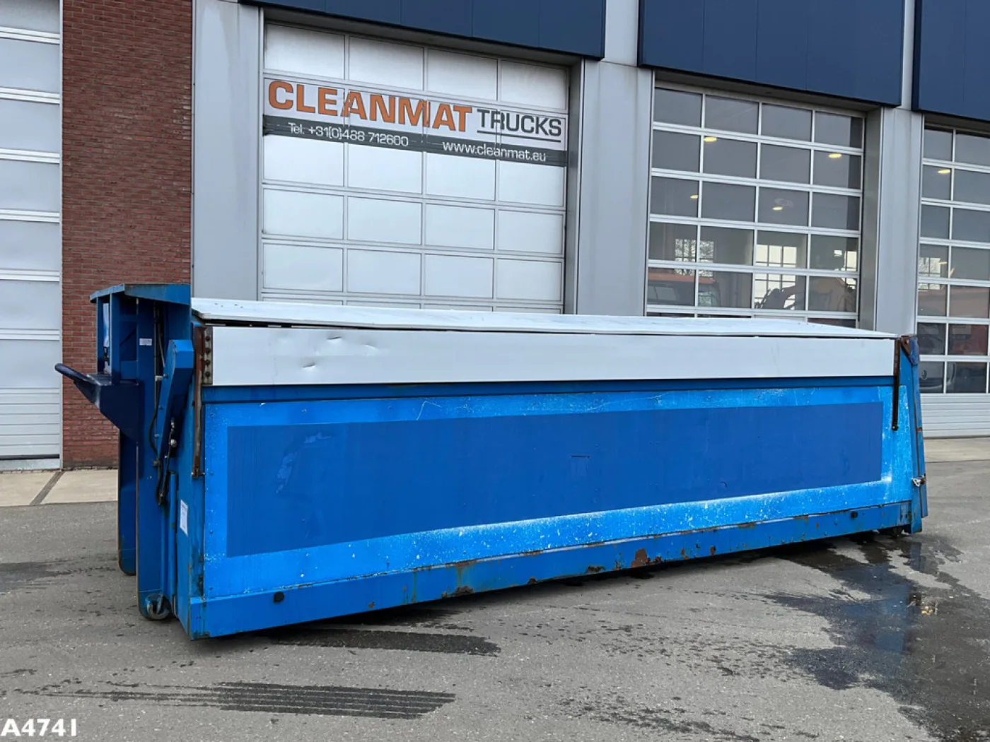 Container 21m³ met Hydraulische milieukleppen - 1