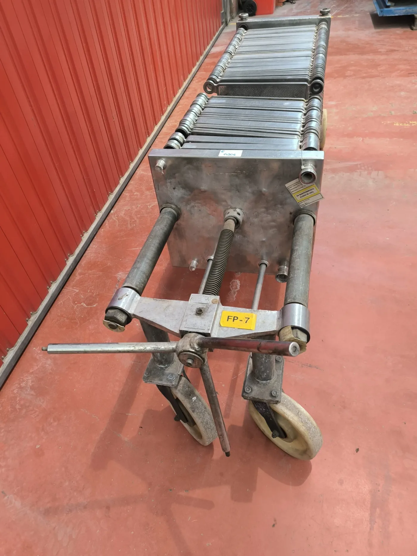 FILTER PRESS SEITZ ENZINGER NOLL 40/30 STAINLESS STEEL 316 - 3