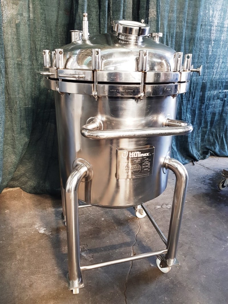 SERBATOIO CARRELLATO IN ACCIAIO INOX – TECNINOX – MOD. 230 L