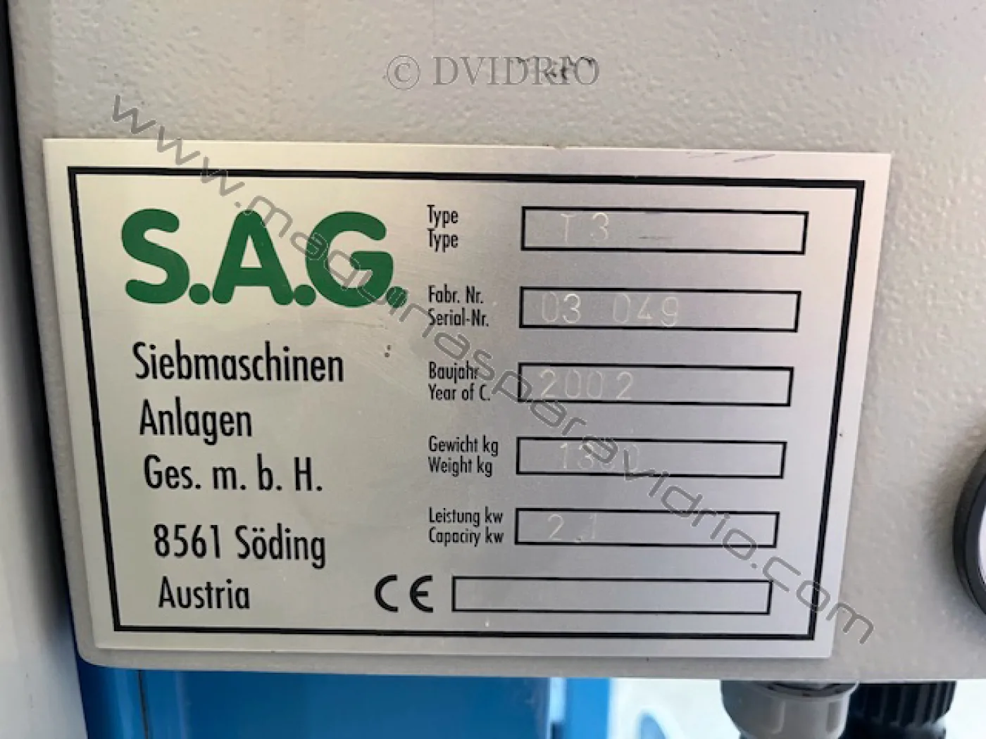 ARENADORA AUTOMÁTICA PARA VIDRIO S.A.G. - 5