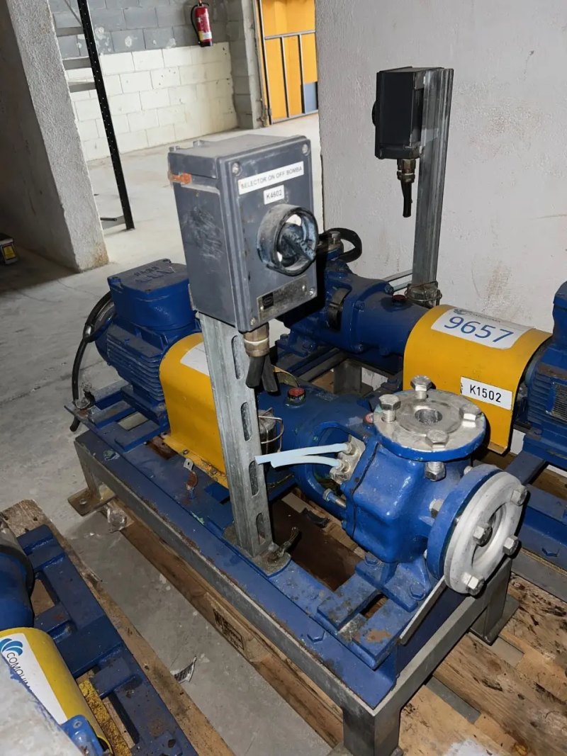 USED SEVEN 32-125 8 m3h 1.5 kW CENTRIFUGAL PUMP
