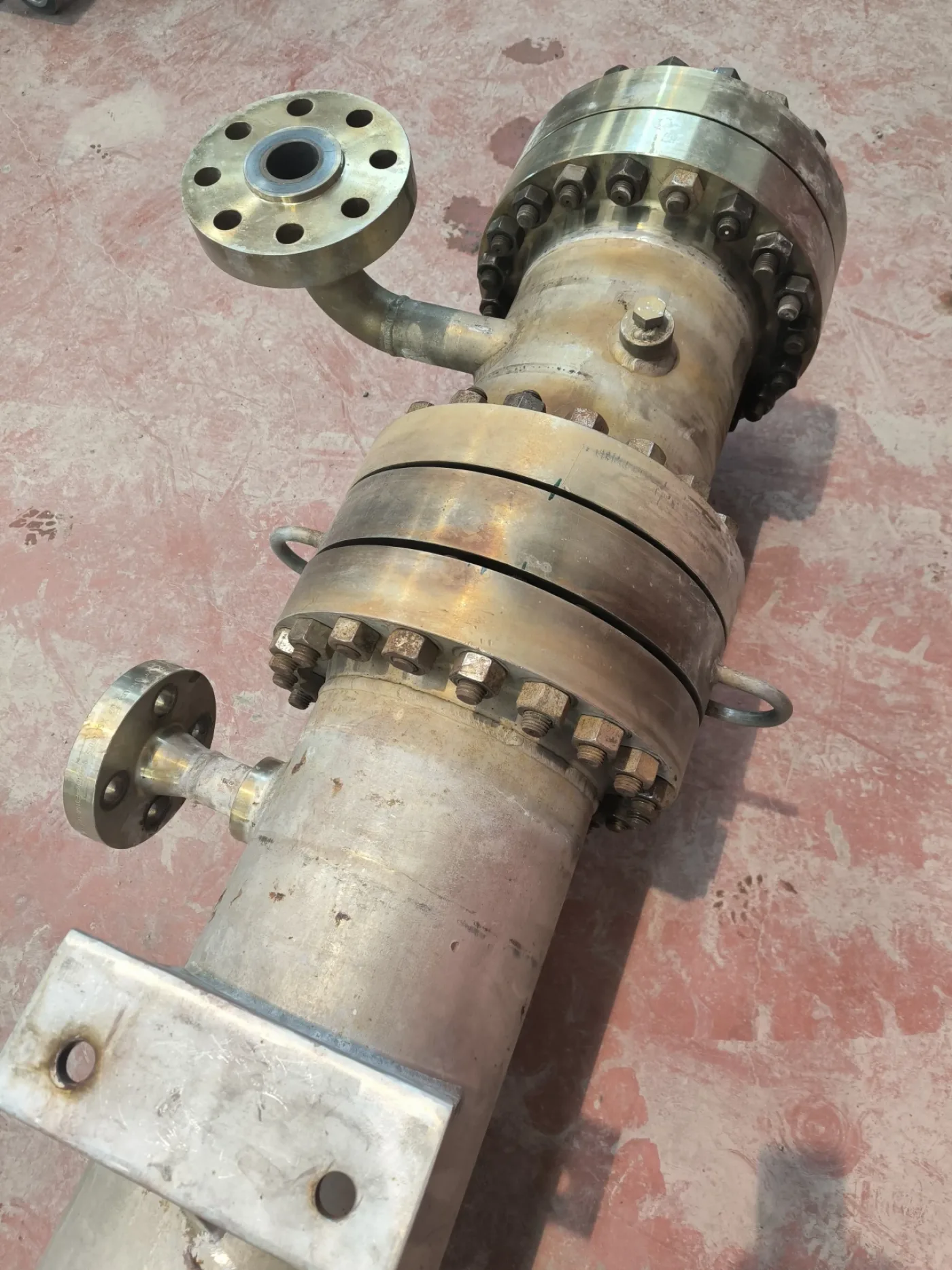 STAINLESS STEEL TUBULAR HEAT EXCHANGER 4.6 M² E.BACHILLER - 8