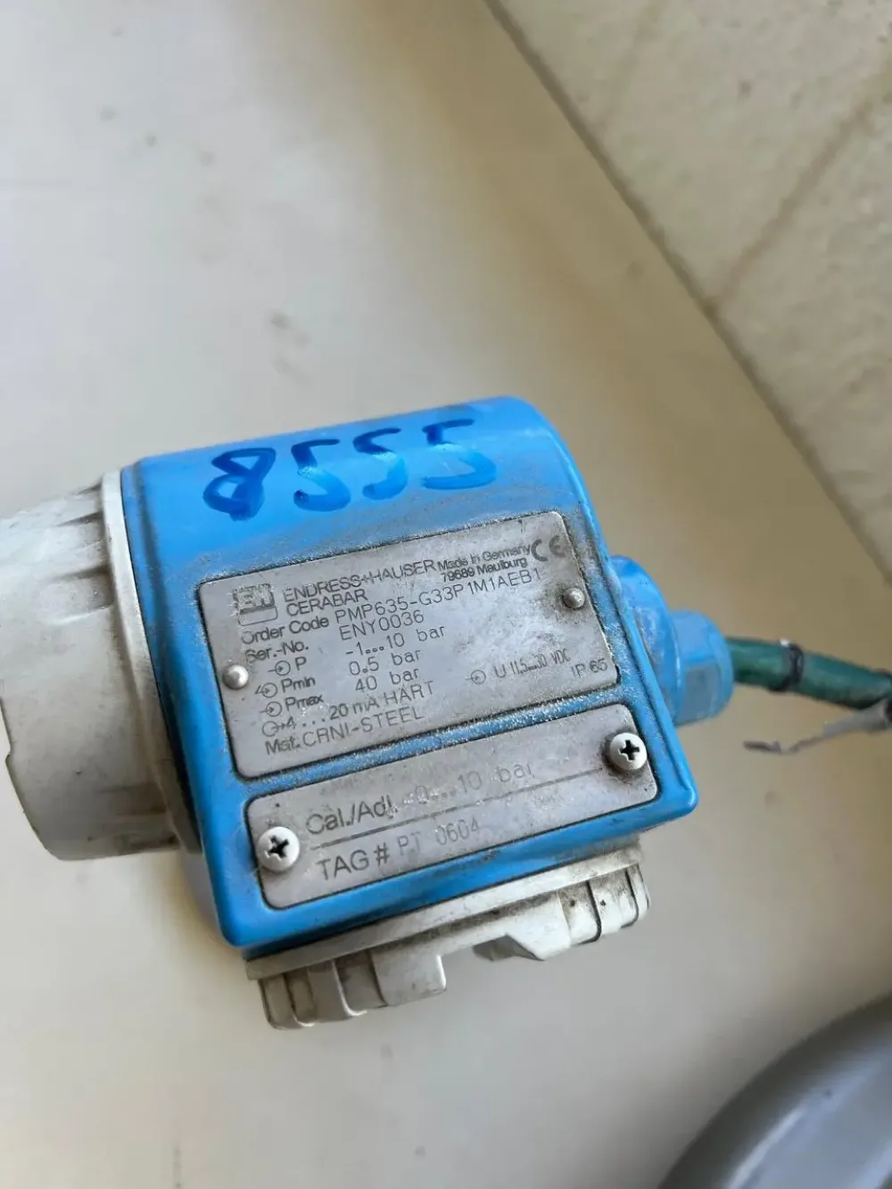 USED ENDRESS HAUSER CERABAR ATEX DN25 PRESSURE TRANSMITTER