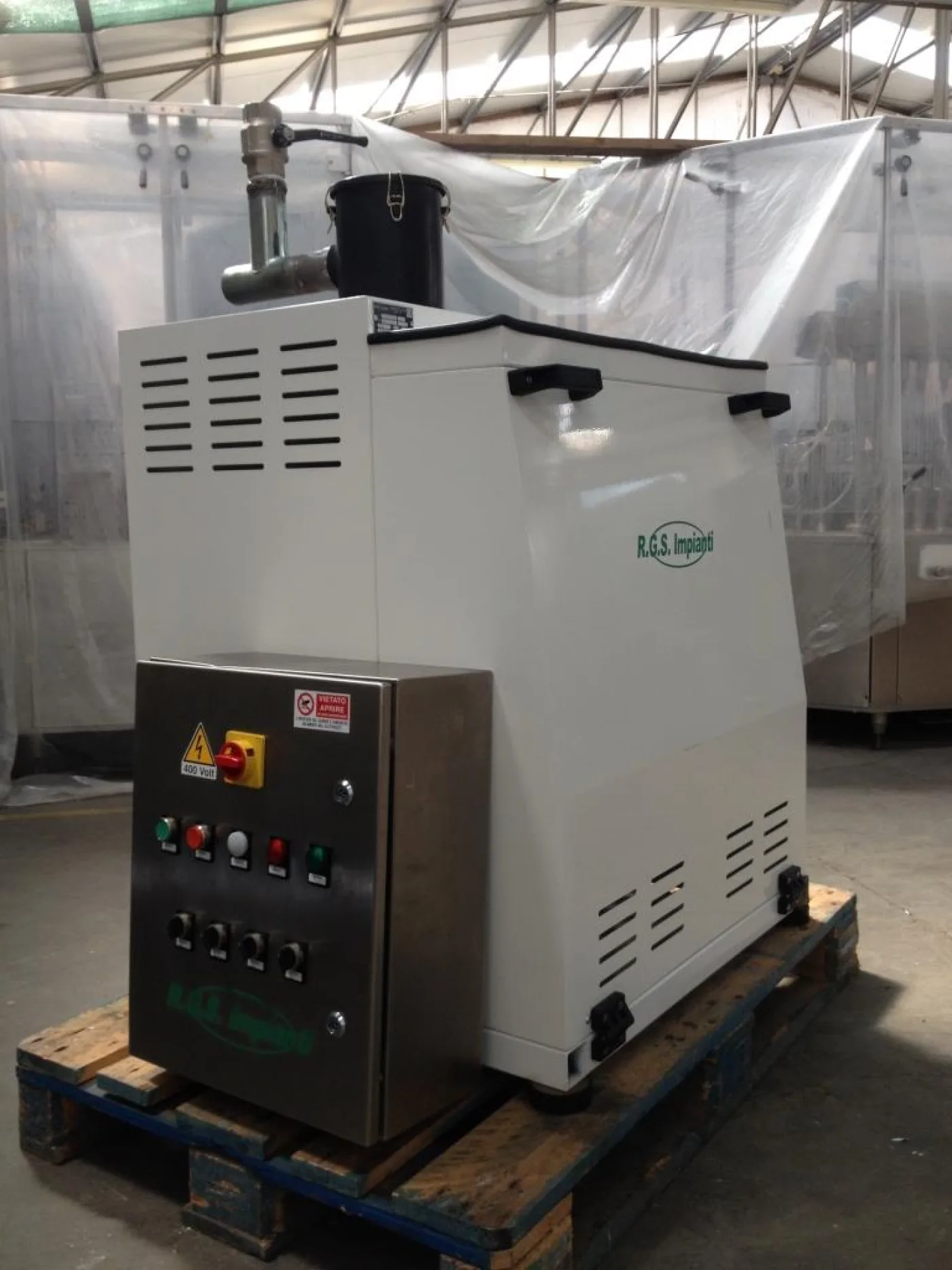 ASPIRATORE INDUSTRIALE PER POLVERI – RGS MOD. CF 10 - 2