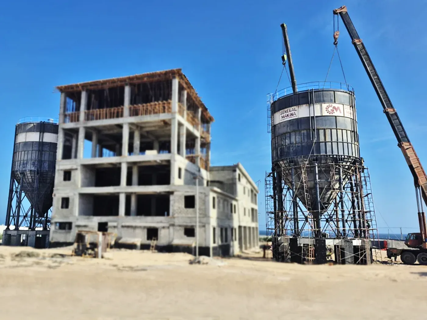 Cement Silo — Bolted & Welded, 30-2500 Ton - 2