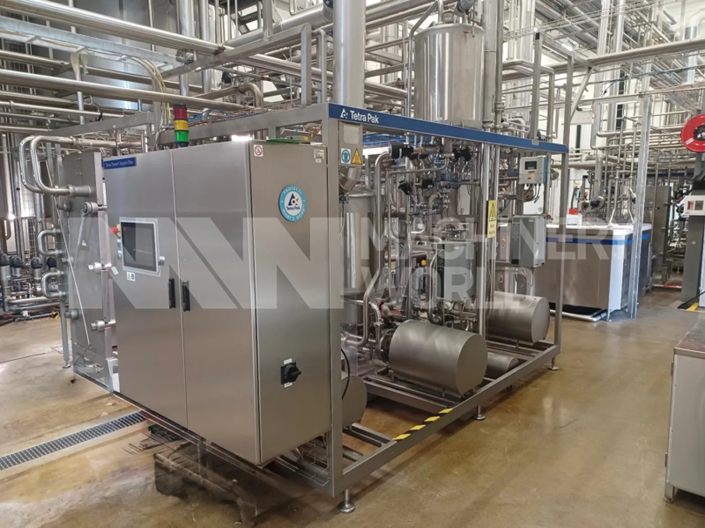 6,000 LPH to 12,000 LPH Tetra Pak Tetra Therm Aseptic ESL Pasteuriser Plant with Homogeniser (Year 2010) - 1
